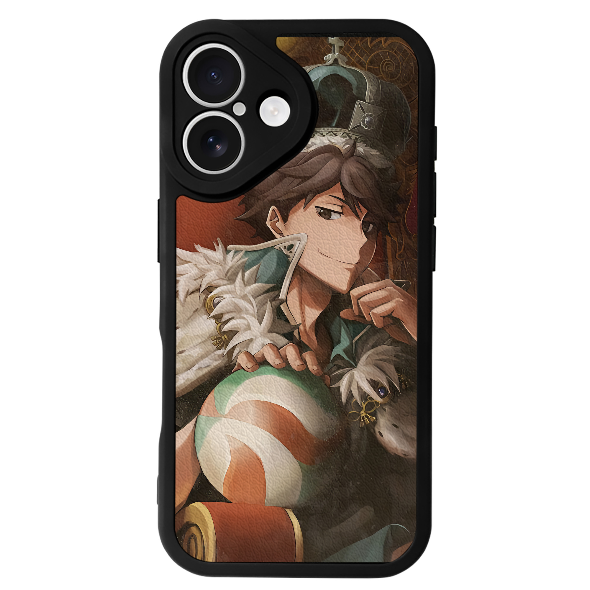 （画像用） ハイキュー!! Haikyu!! 【iPhone 16シリーズ対応】シリコンスマホケース（レザー調） 材質：シリコン